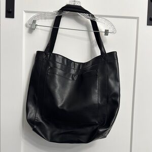 Elegant Black Tote Bag